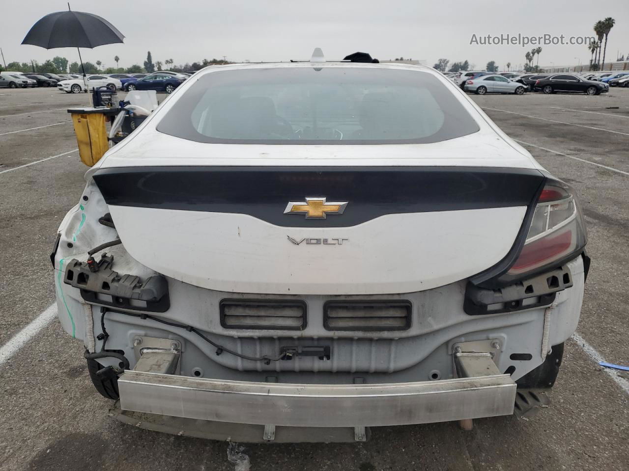 2017 Chevrolet Volt Premier White vin: 1G1RD6S58HU112212