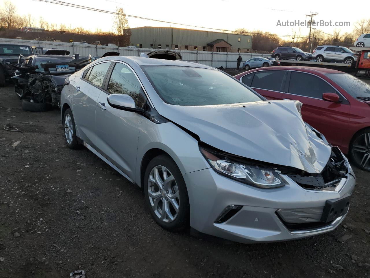 2017 Chevrolet Volt Premier Silver vin: 1G1RD6S58HU156596