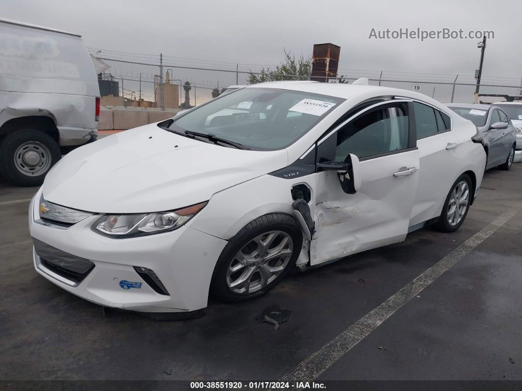 2017 Chevrolet Volt Premier White vin: 1G1RD6S59HU140195