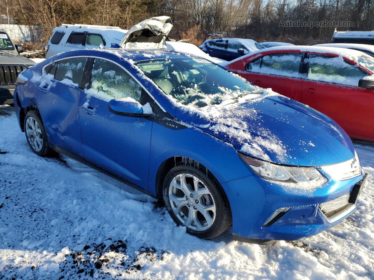 2017 Chevrolet Volt Premier Синий vin: 1G1RD6S5XHU151139