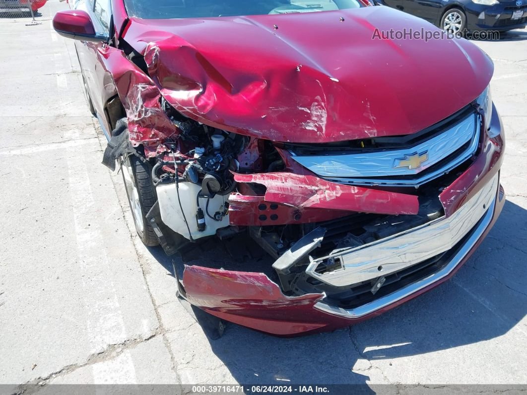 2017 Chevrolet Volt Premier Maroon vin: 1G1RD6S5XHU166160