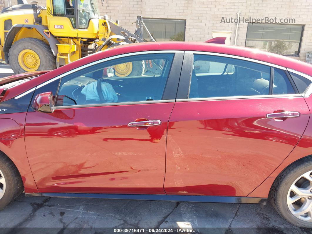 2017 Chevrolet Volt Premier Maroon vin: 1G1RD6S5XHU166160