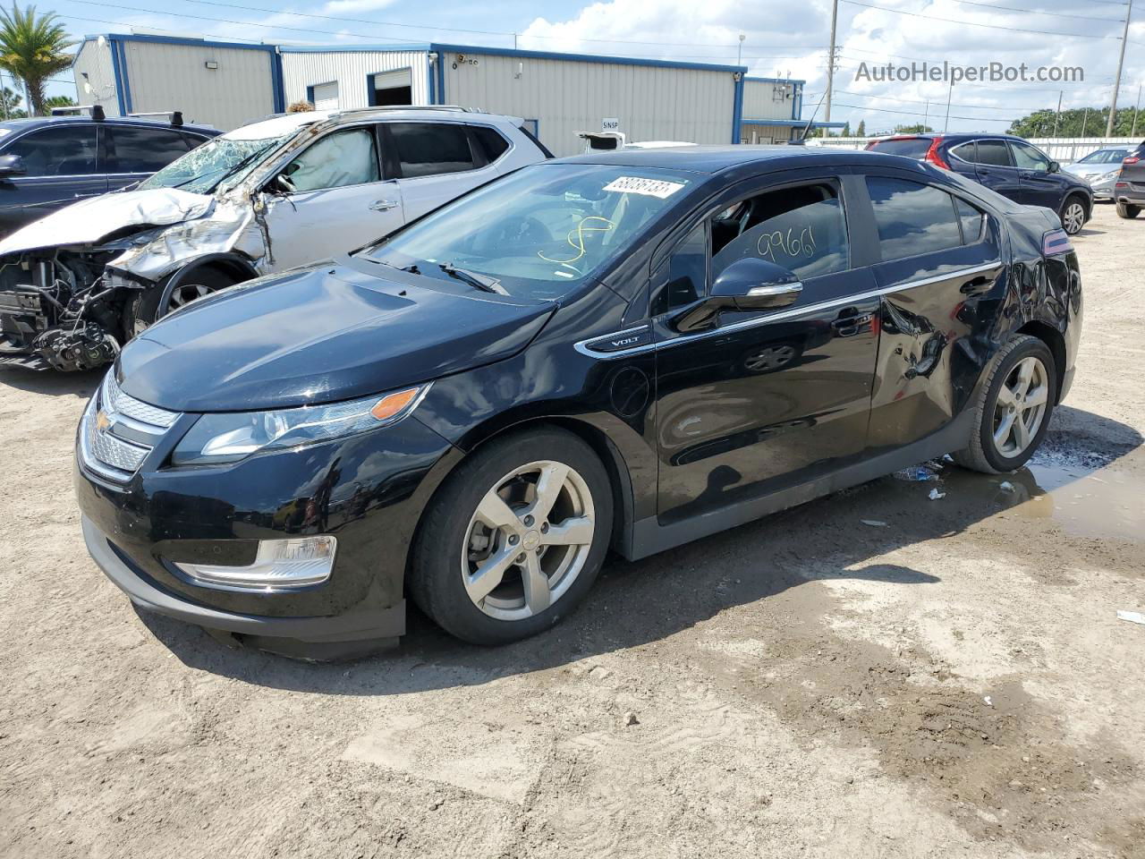 2013 Chevrolet Volt  Черный vin: 1G1RE6E40DU120587