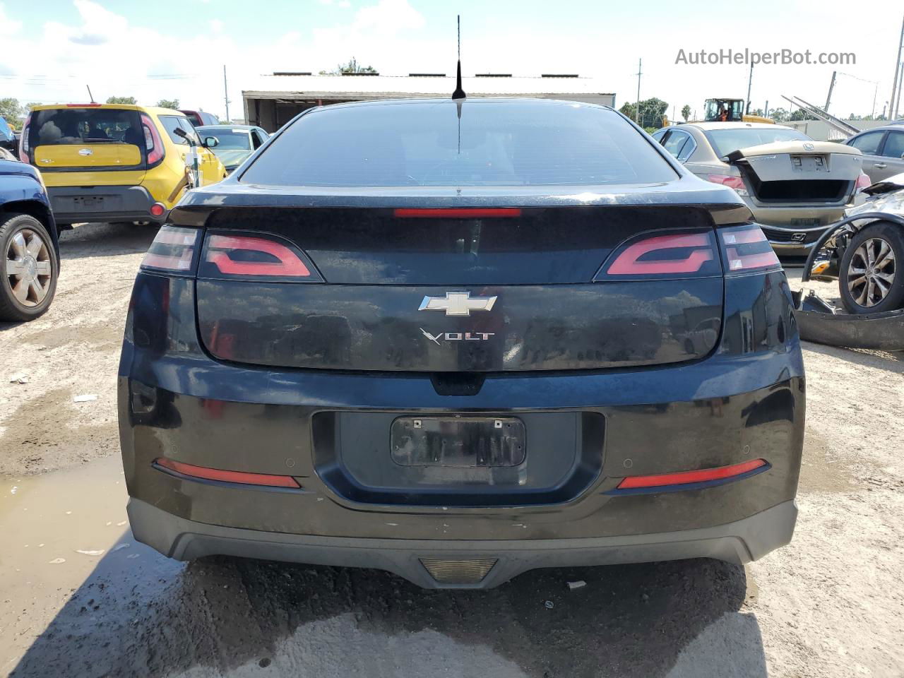 2013 Chevrolet Volt  Черный vin: 1G1RE6E40DU120587