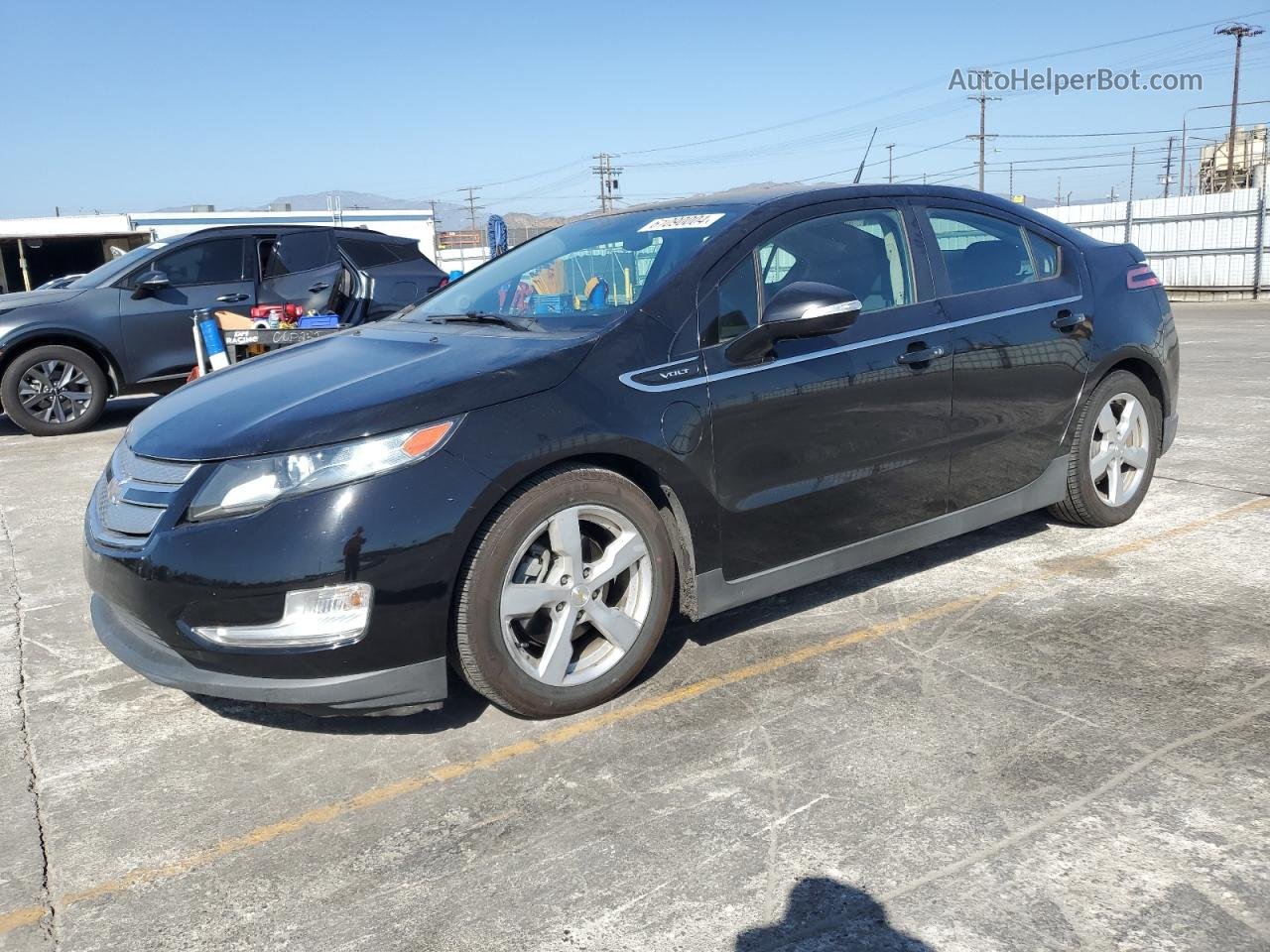 2013 Chevrolet Volt  Черный vin: 1G1RE6E41DU113261