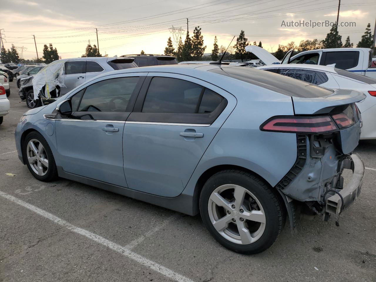 2013 Chevrolet Volt  Blue vin: 1G1RE6E42DU130831