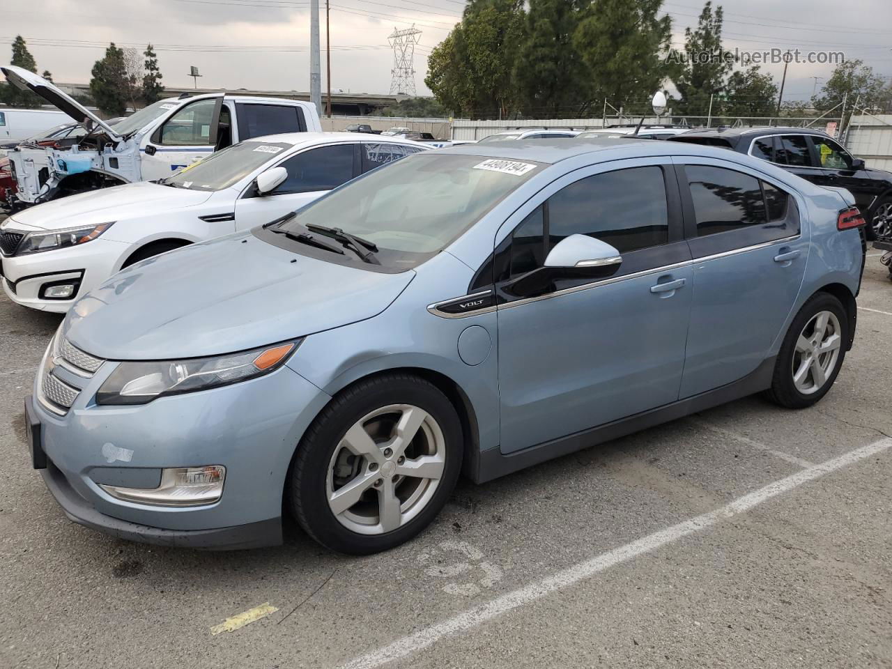 2013 Chevrolet Volt  Blue vin: 1G1RE6E42DU130831