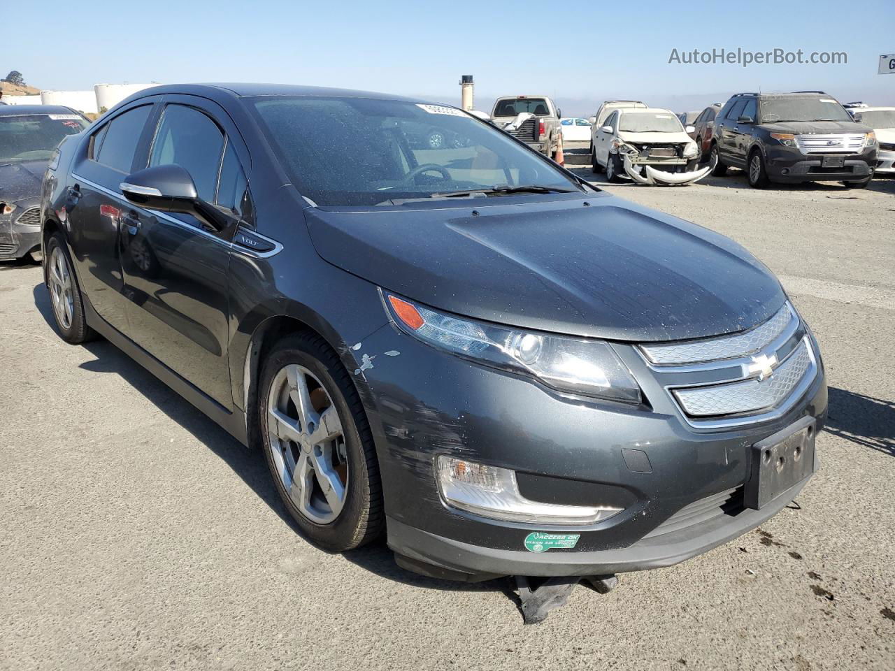 2013 Chevrolet Volt  Серый vin: 1G1RE6E42DU139397