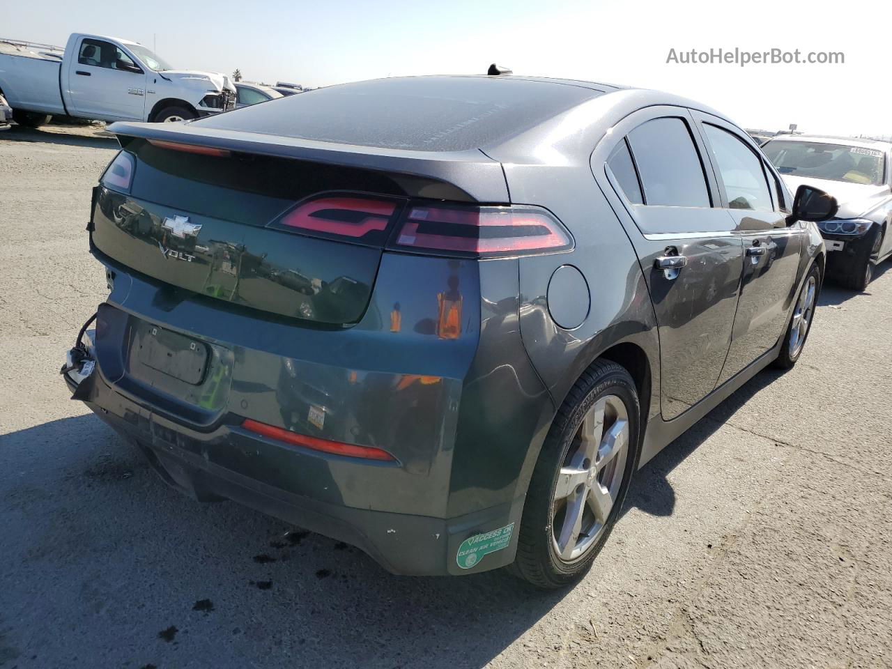 2013 Chevrolet Volt  Gray vin: 1G1RE6E42DU139397