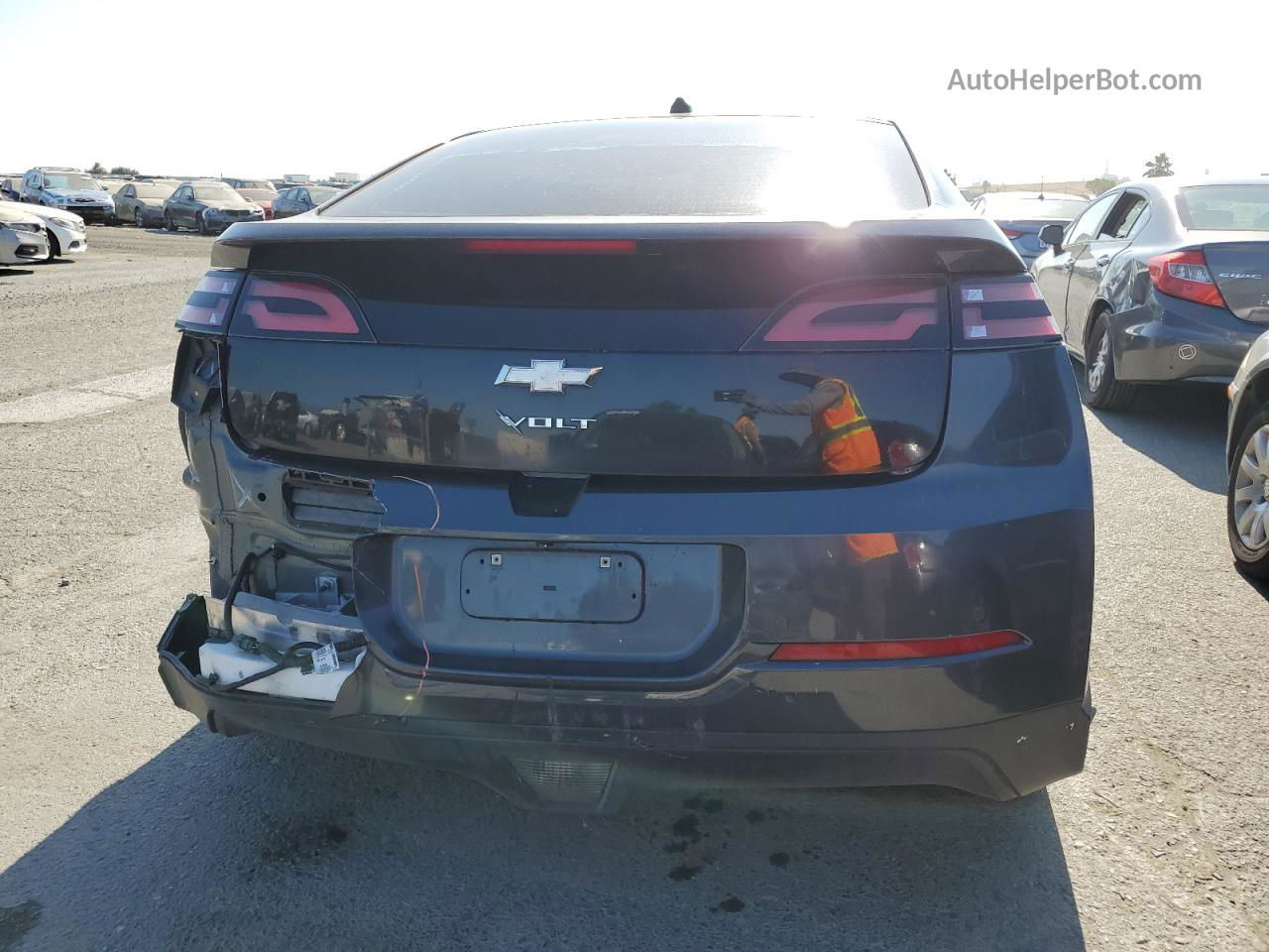 2013 Chevrolet Volt  Серый vin: 1G1RE6E42DU139397