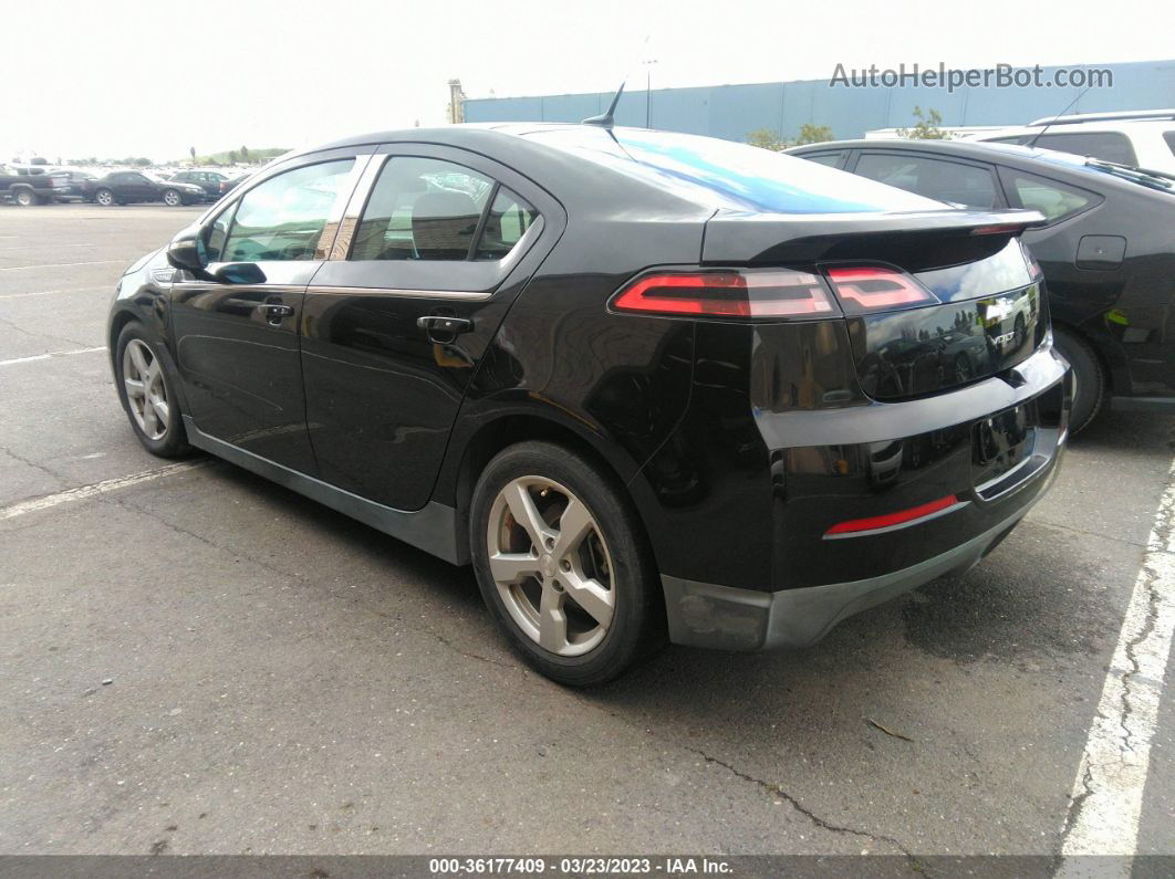 2013 Chevrolet Volt   Черный vin: 1G1RE6E44DU143399