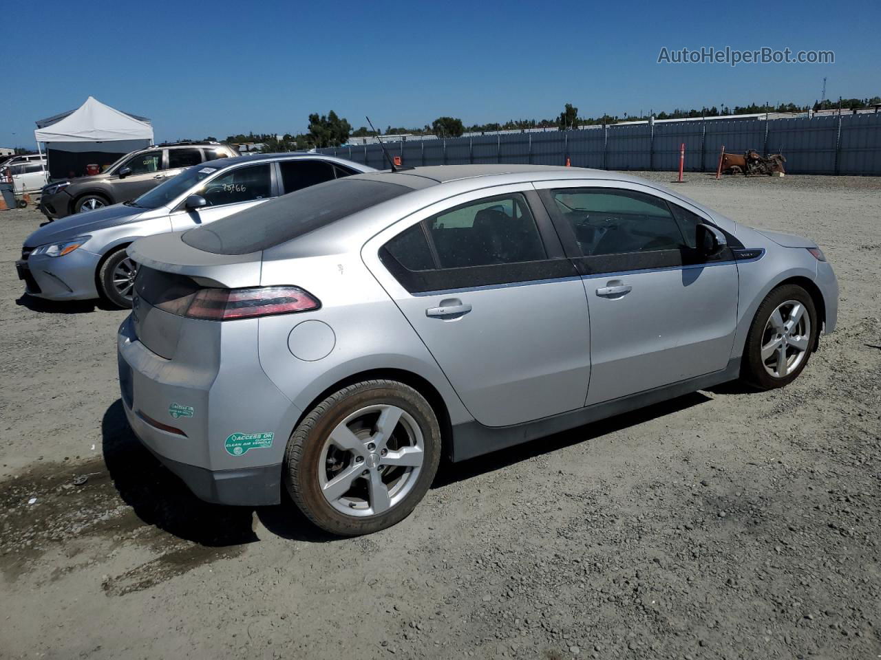 2013 Chevrolet Volt  Silver vin: 1G1RE6E45DU137417