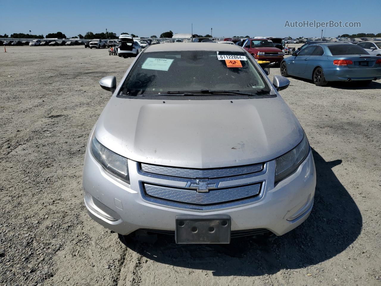 2013 Chevrolet Volt  Серебряный vin: 1G1RE6E45DU137417