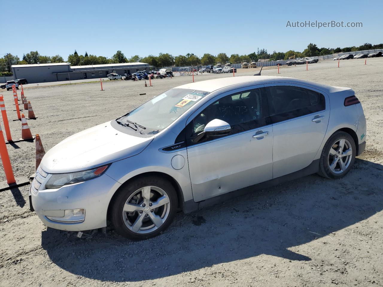 2013 Chevrolet Volt  Silver vin: 1G1RE6E45DU137417