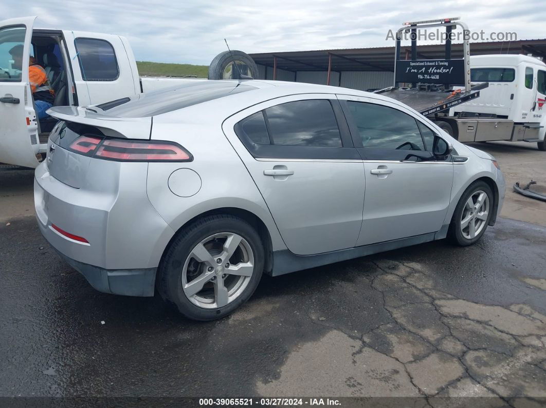 2013 Chevrolet Volt   Silver vin: 1G1RE6E46DU149978