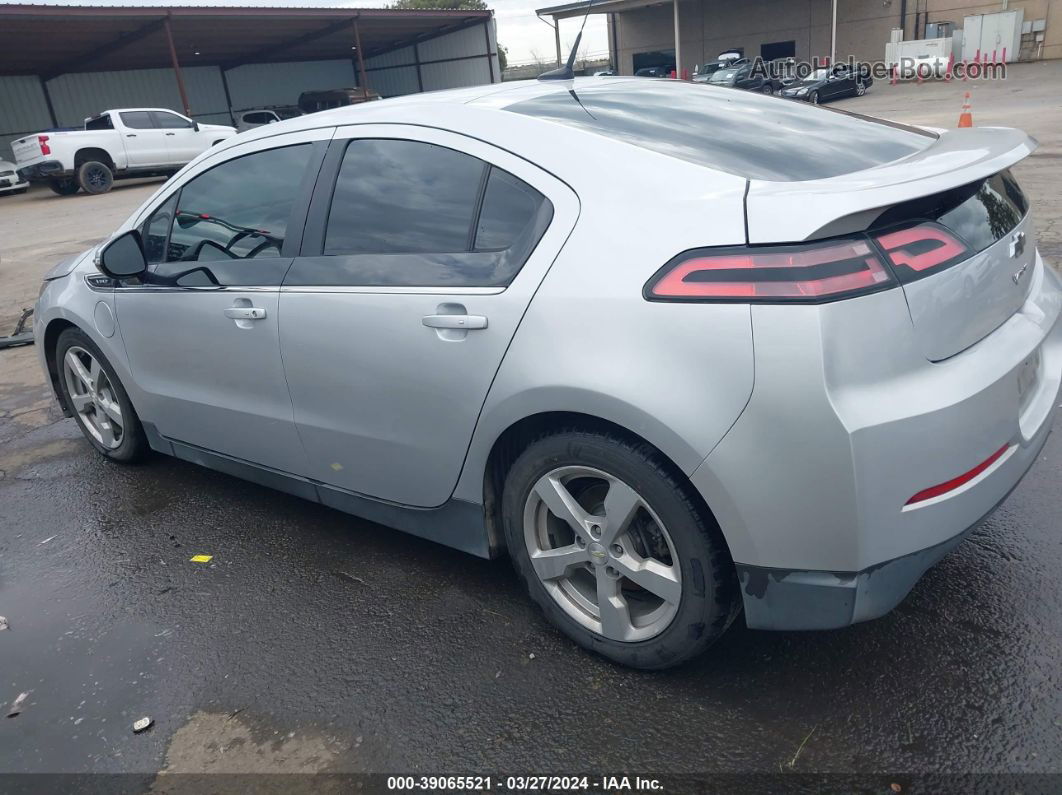 2013 Chevrolet Volt   Silver vin: 1G1RE6E46DU149978