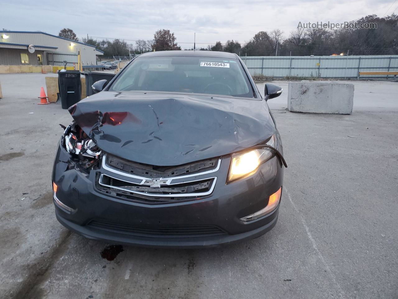 2013 Chevrolet Volt  Charcoal vin: 1G1RE6E47DU110431