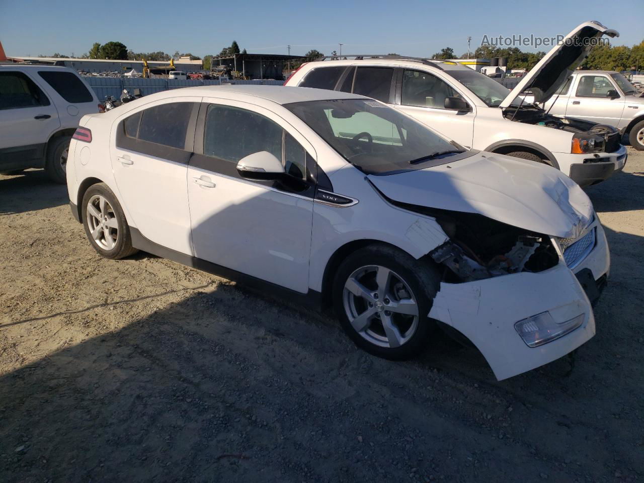 2013 Chevrolet Volt  Белый vin: 1G1RE6E48DU143048