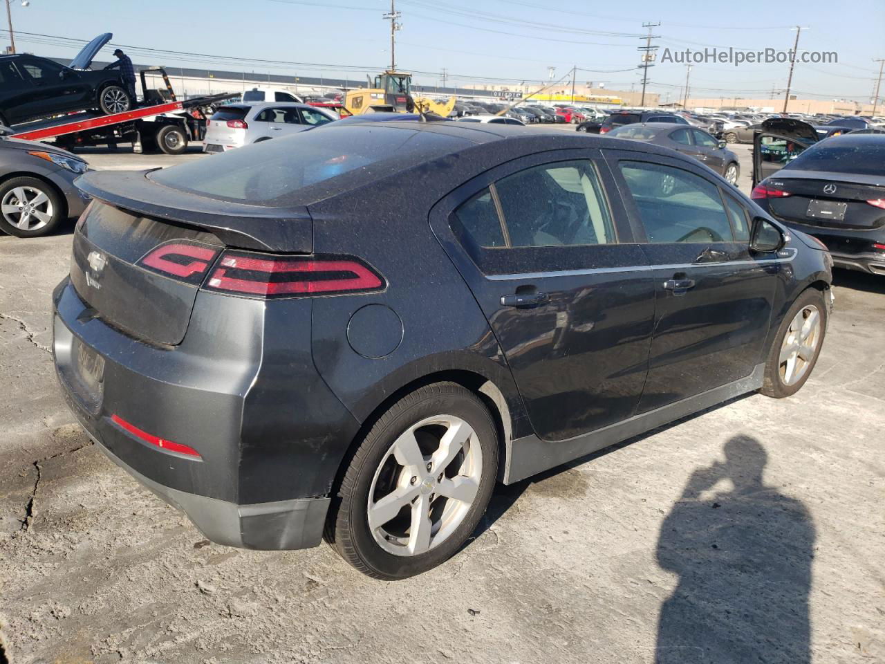 2013 Chevrolet Volt  Серый vin: 1G1RE6E49DU125481