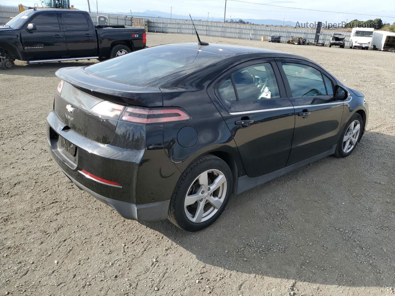 2013 Chevrolet Volt  Black vin: 1G1RE6E4XDU142371