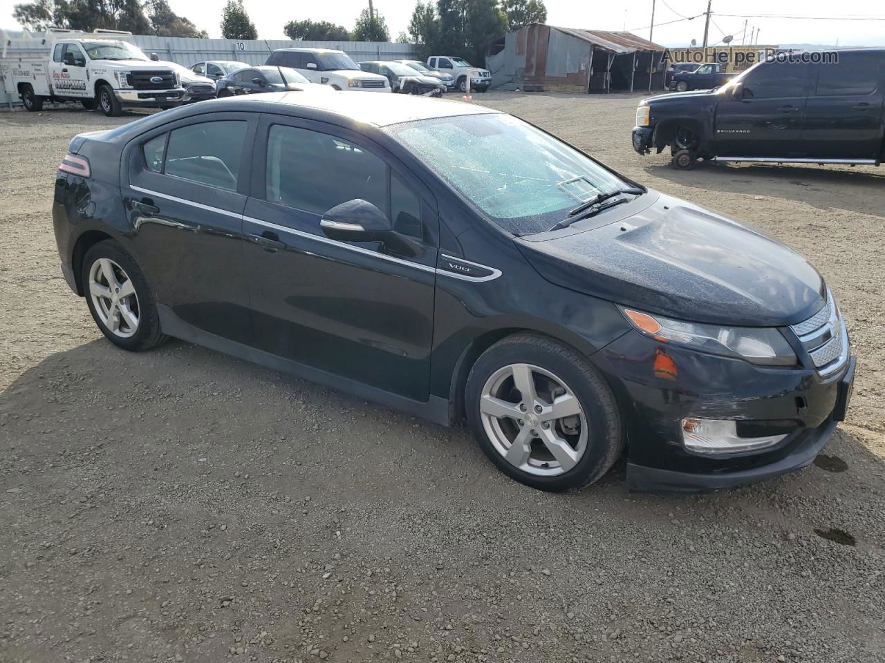 2013 Chevrolet Volt  Черный vin: 1G1RE6E4XDU142371