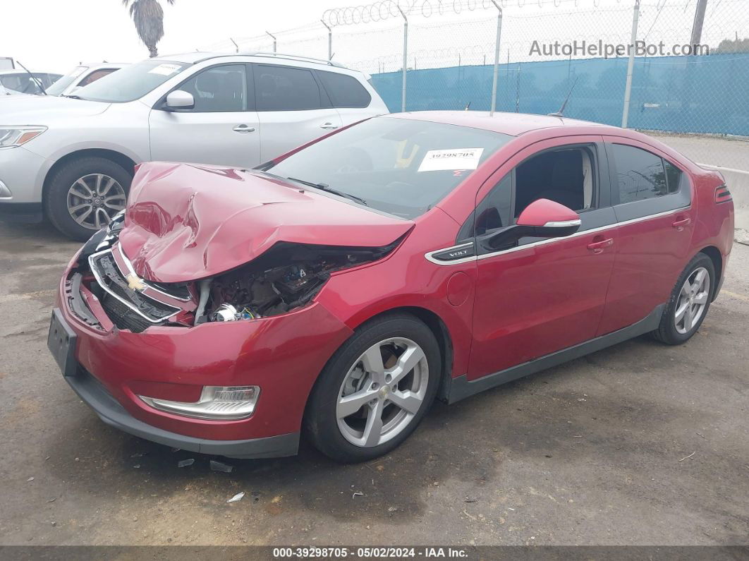 2013 Chevrolet Volt   Red vin: 1G1RF6E40DU100658