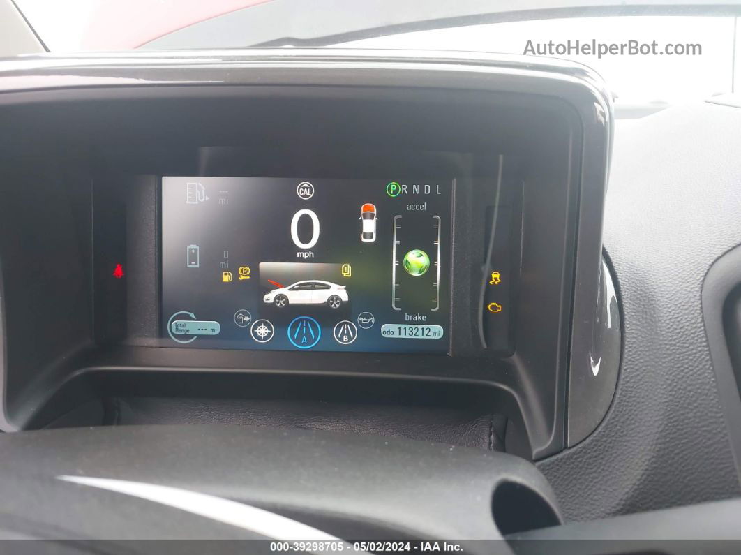 2013 Chevrolet Volt   Красный vin: 1G1RF6E40DU100658