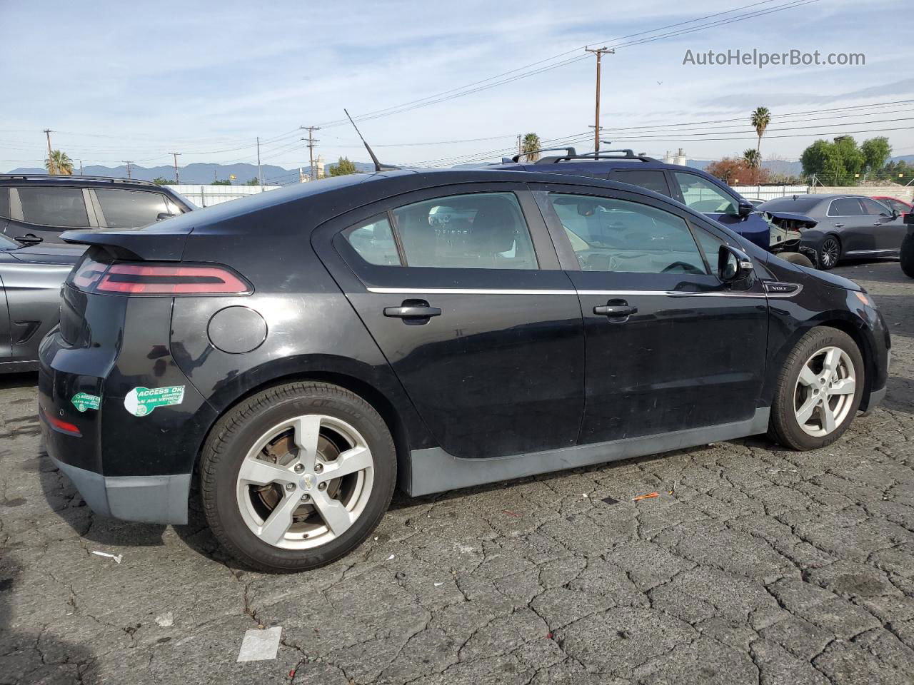 2013 Chevrolet Volt  Черный vin: 1G1RF6E40DU128718