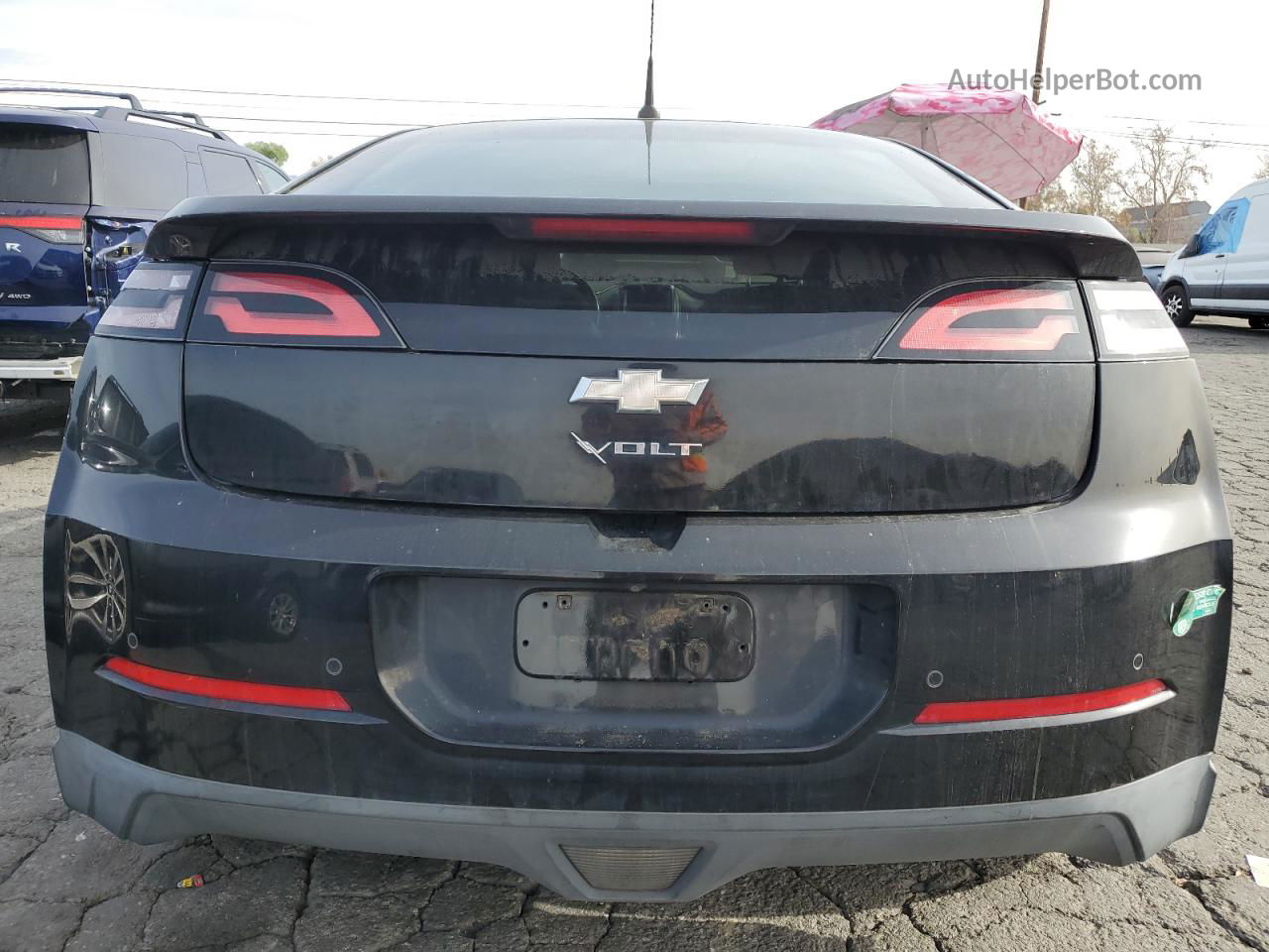 2013 Chevrolet Volt  Черный vin: 1G1RF6E40DU128718