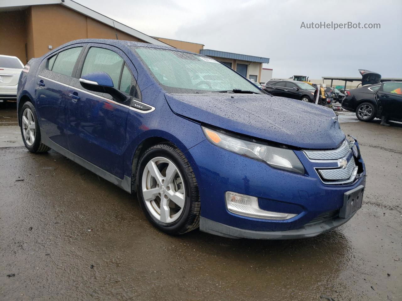 2013 Chevrolet Volt  Blue vin: 1G1RF6E42DU139493