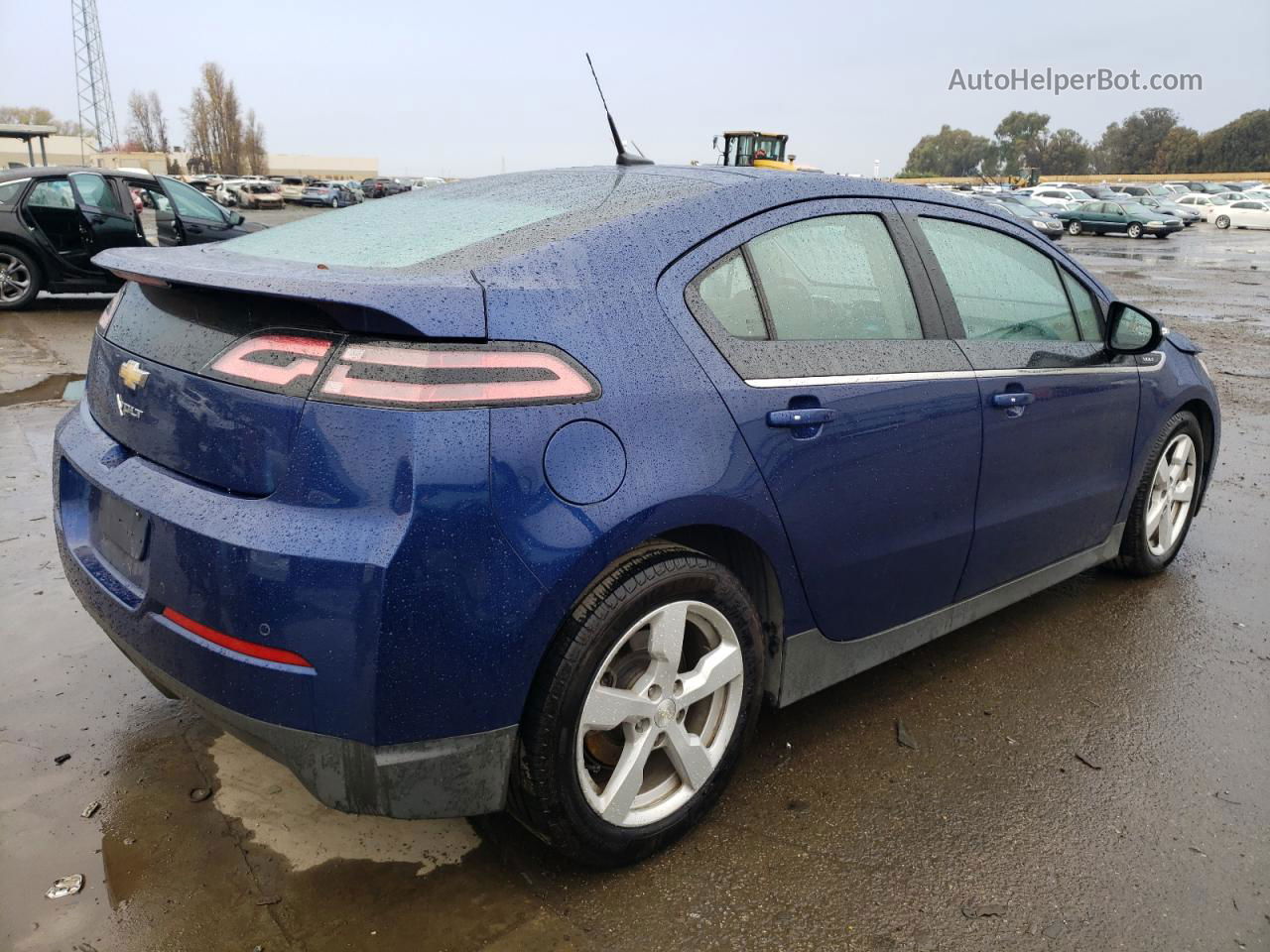 2013 Chevrolet Volt  Blue vin: 1G1RF6E42DU139493