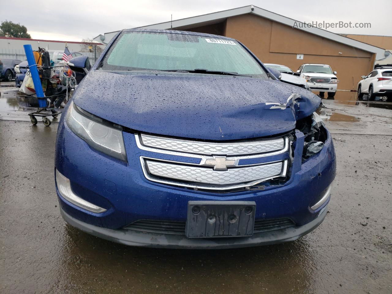 2013 Chevrolet Volt  Blue vin: 1G1RF6E42DU139493