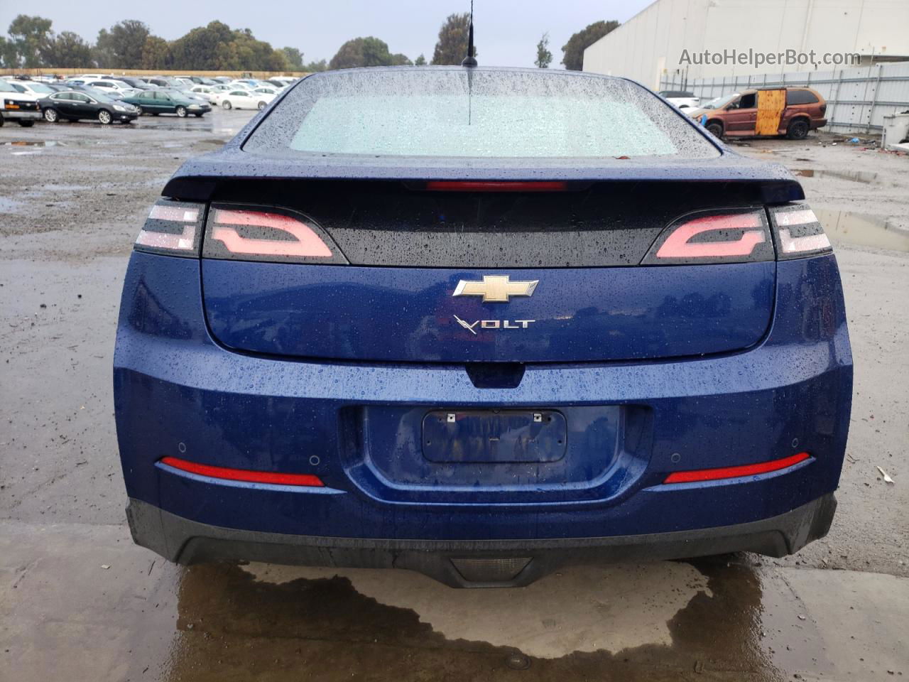 2013 Chevrolet Volt  Blue vin: 1G1RF6E42DU139493