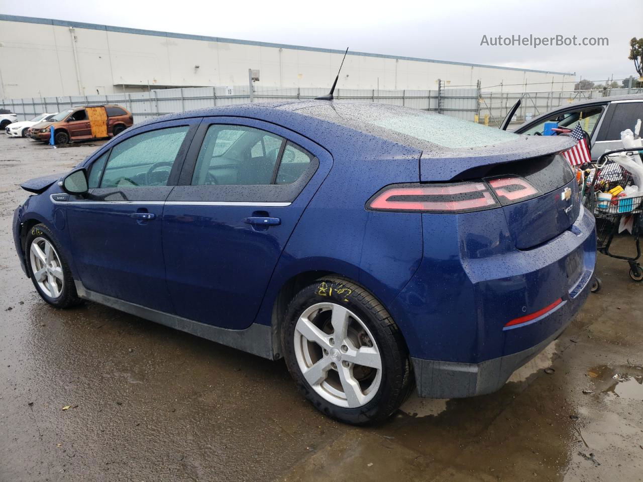 2013 Chevrolet Volt  Blue vin: 1G1RF6E42DU139493