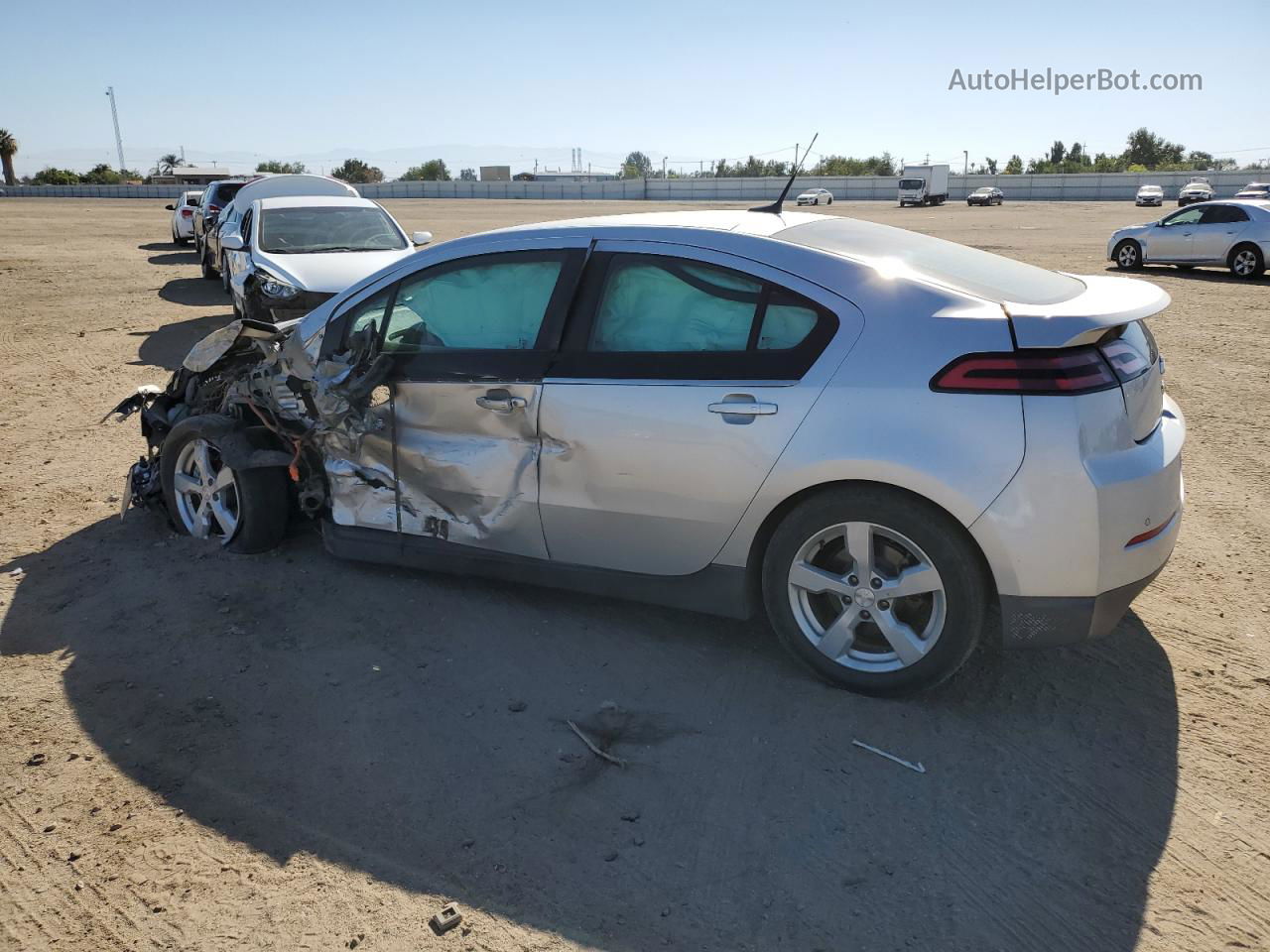 2013 Chevrolet Volt  Silver vin: 1G1RH6E41DU141133