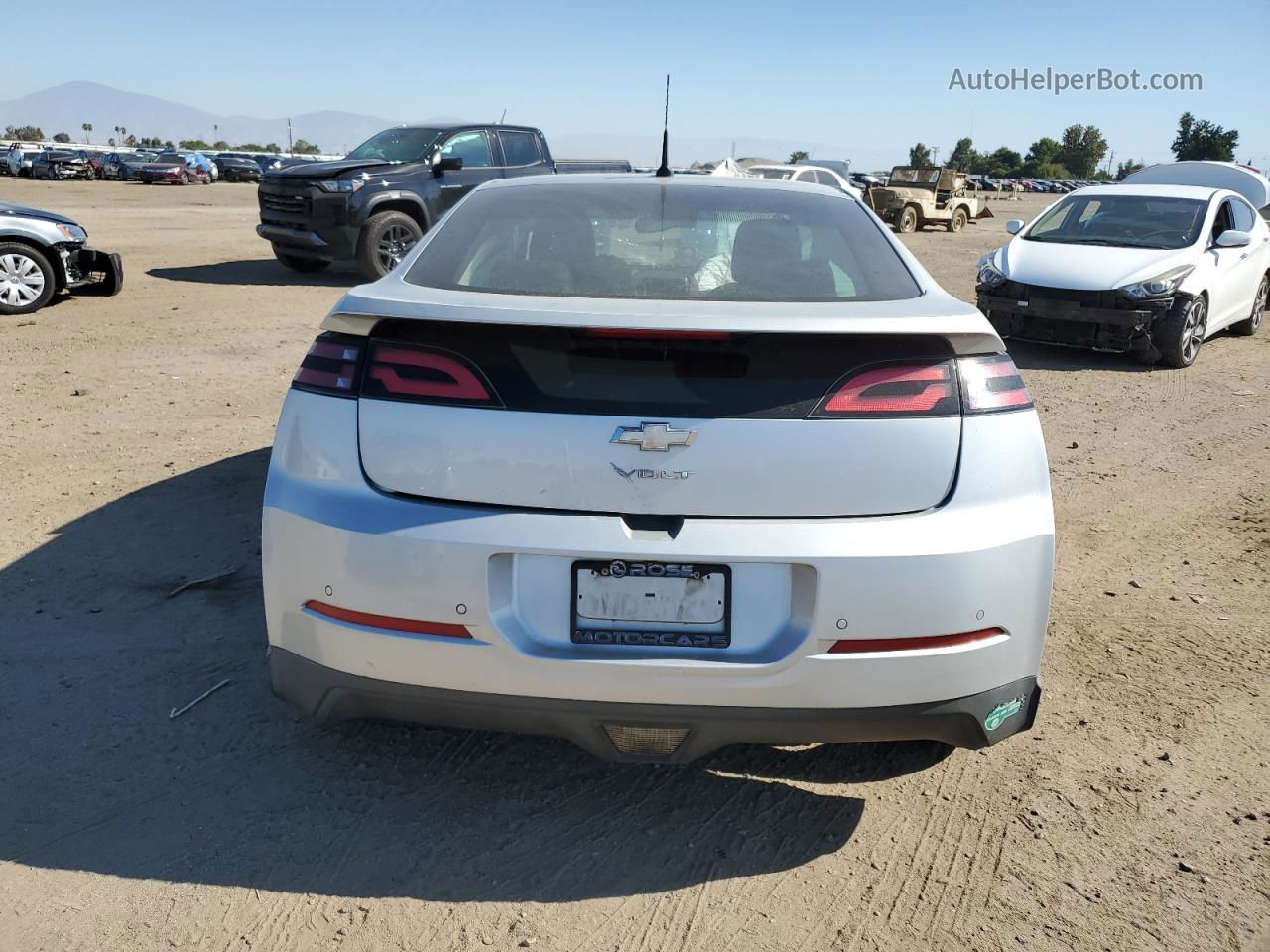 2013 Chevrolet Volt  Silver vin: 1G1RH6E41DU141133