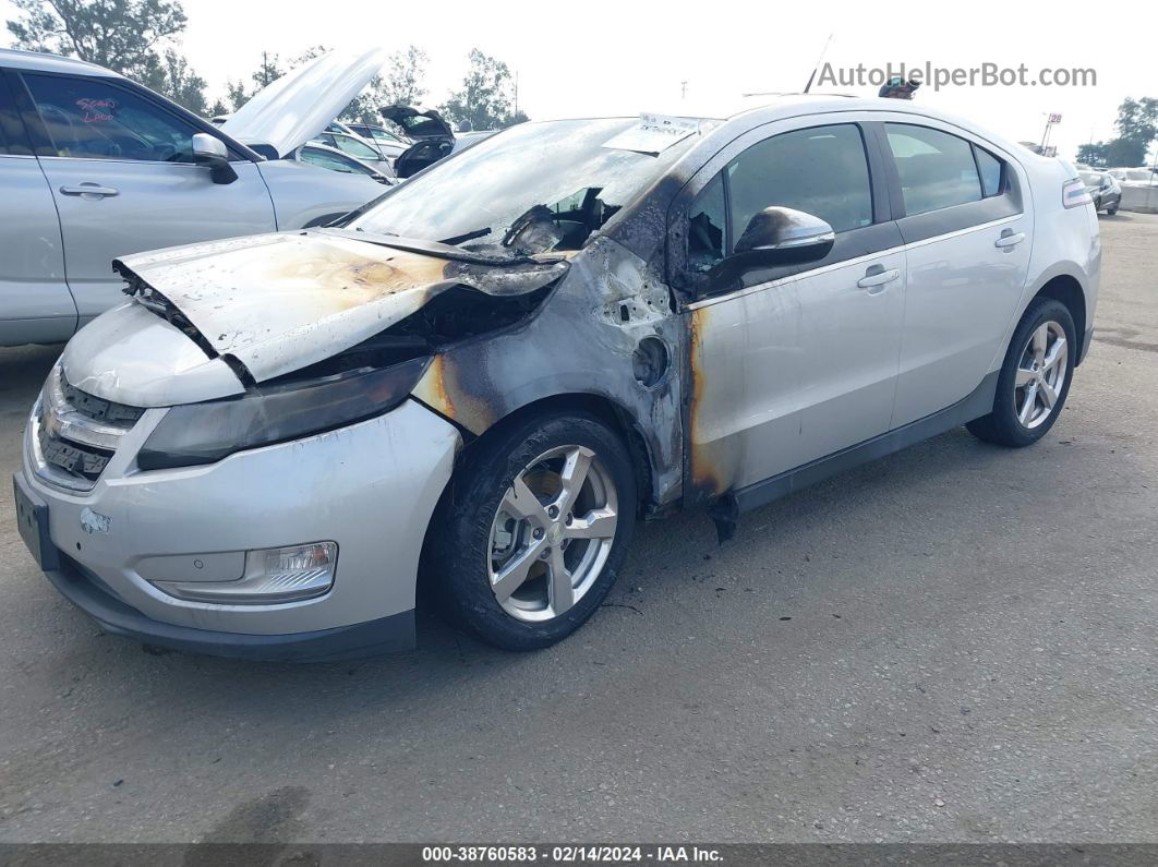 2013 Chevrolet Volt   Silver vin: 1G1RH6E42DU130061