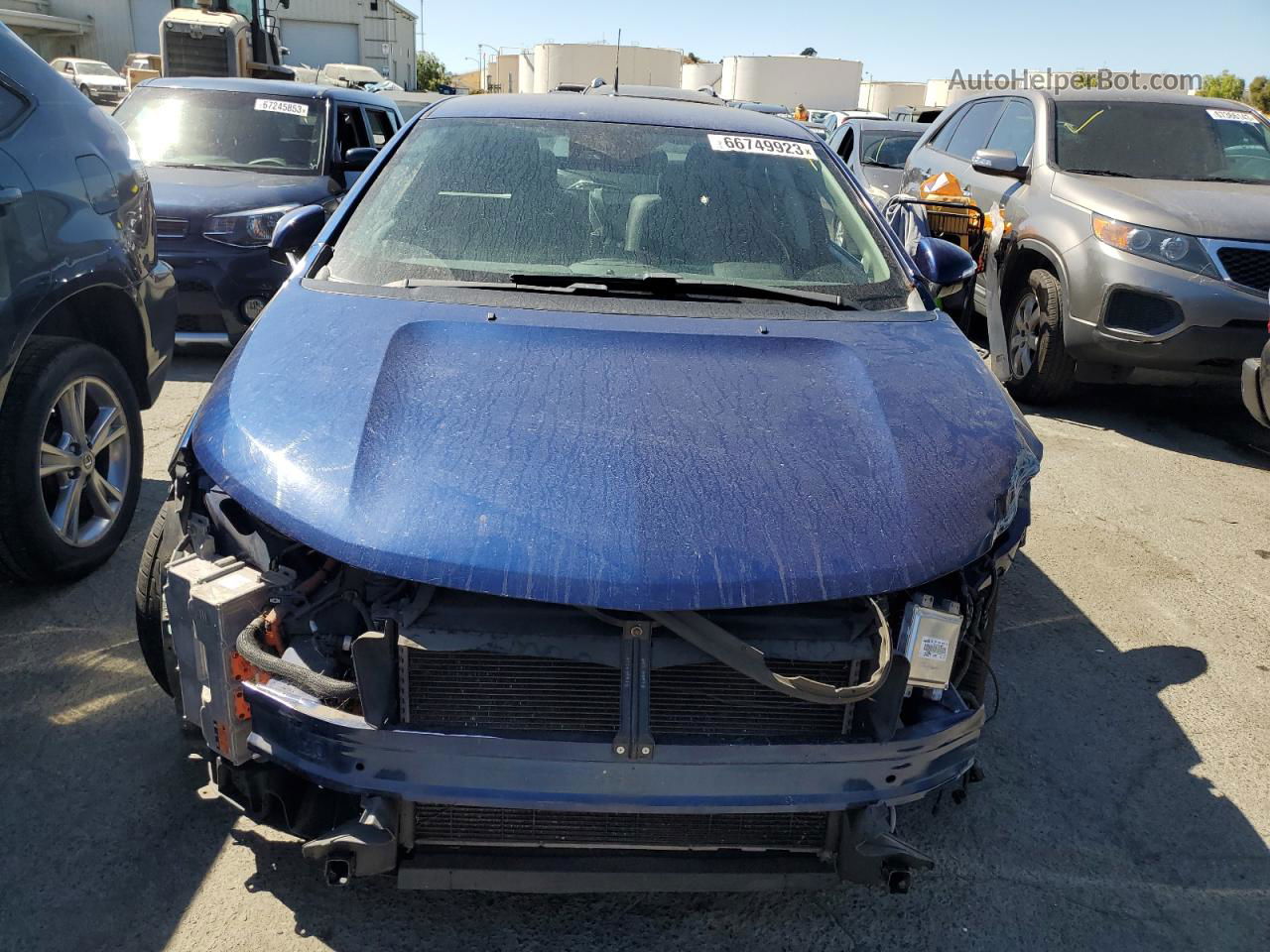 2013 Chevrolet Volt  Blue vin: 1G1RH6E43DU110546