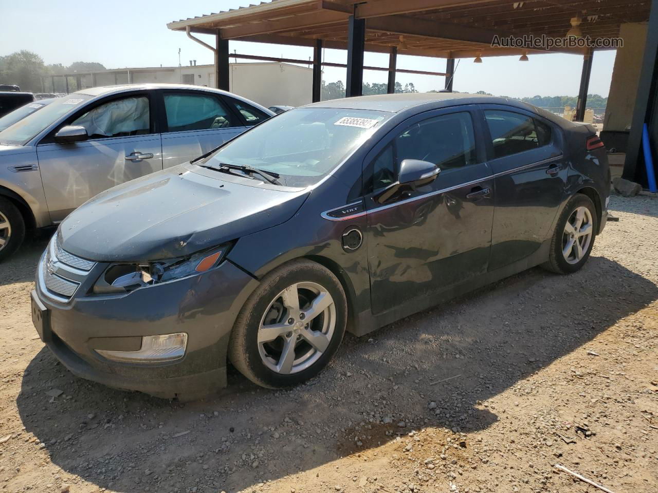 2013 Chevrolet Volt  Gray vin: 1G1RH6E43DU114841