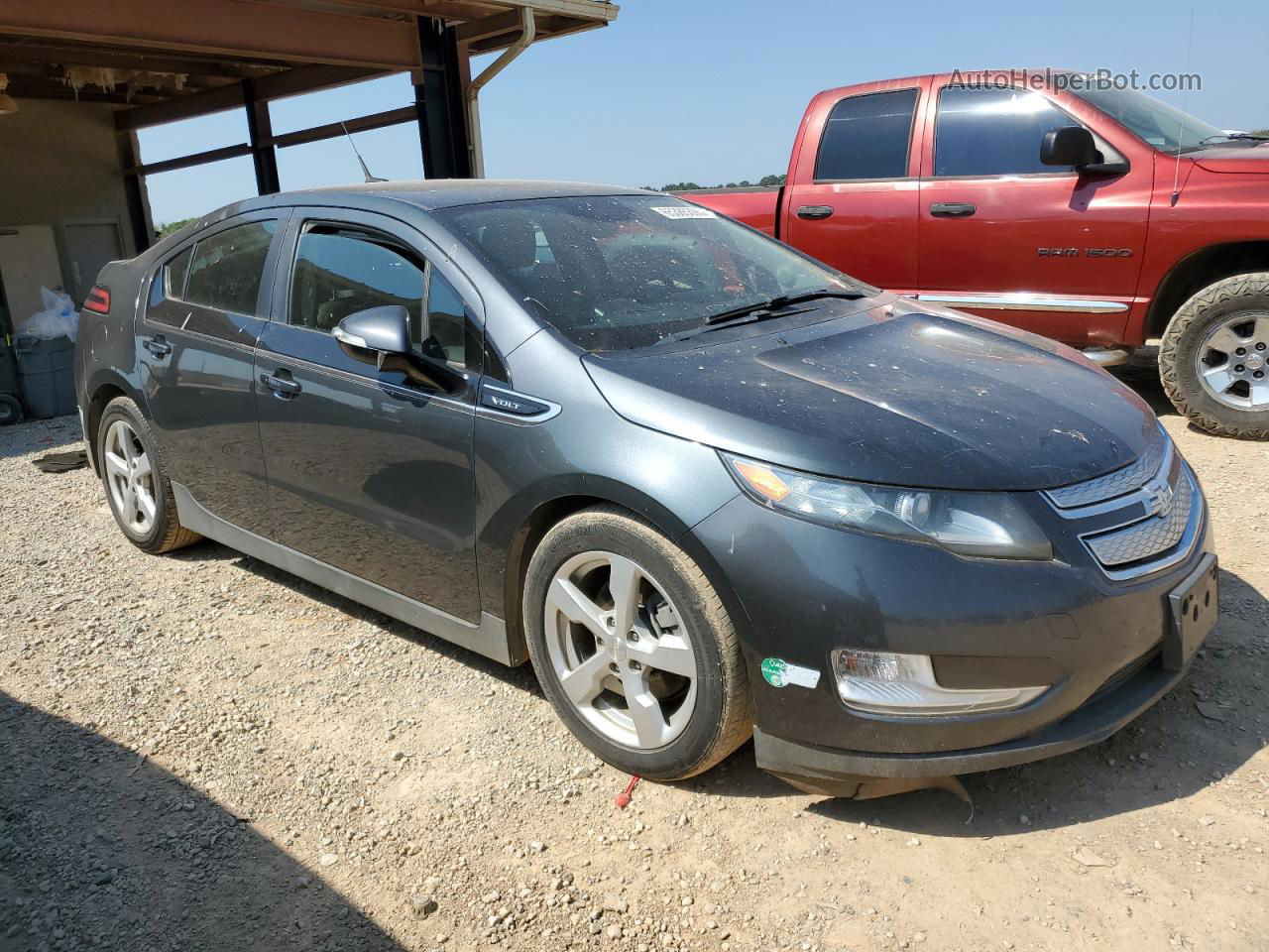 2013 Chevrolet Volt  Серый vin: 1G1RH6E43DU114841