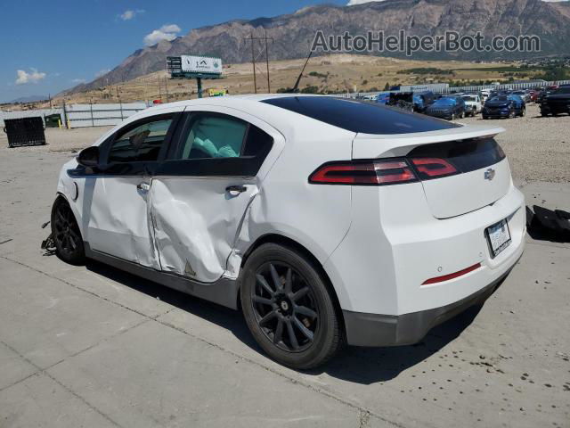 2013 Chevrolet Volt  White vin: 1G1RH6E43DU132076