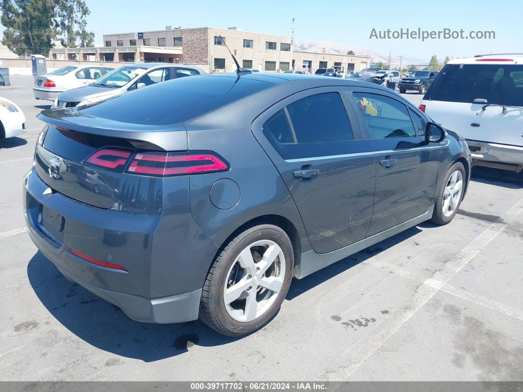 2013 Chevrolet Volt   Gray vin: 1G1RH6E44DU129610