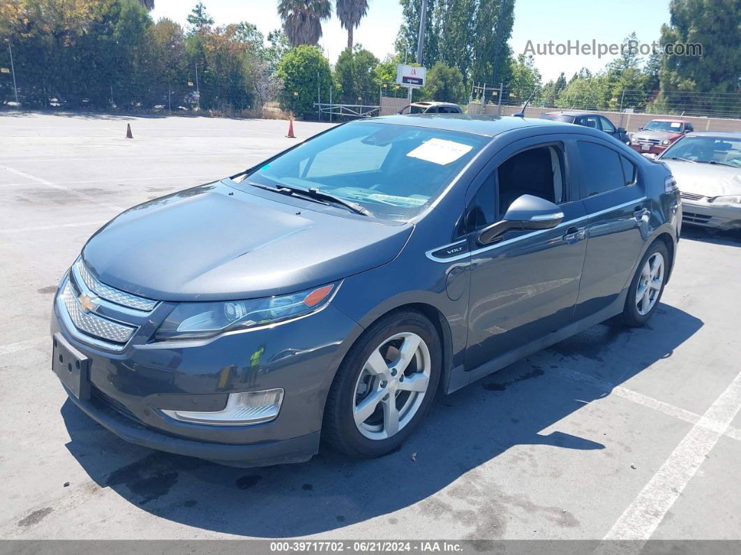 2013 Chevrolet Volt   Gray vin: 1G1RH6E44DU129610