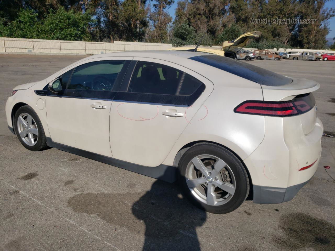 2013 Chevrolet Volt  Cream vin: 1G1RH6E45DU113299