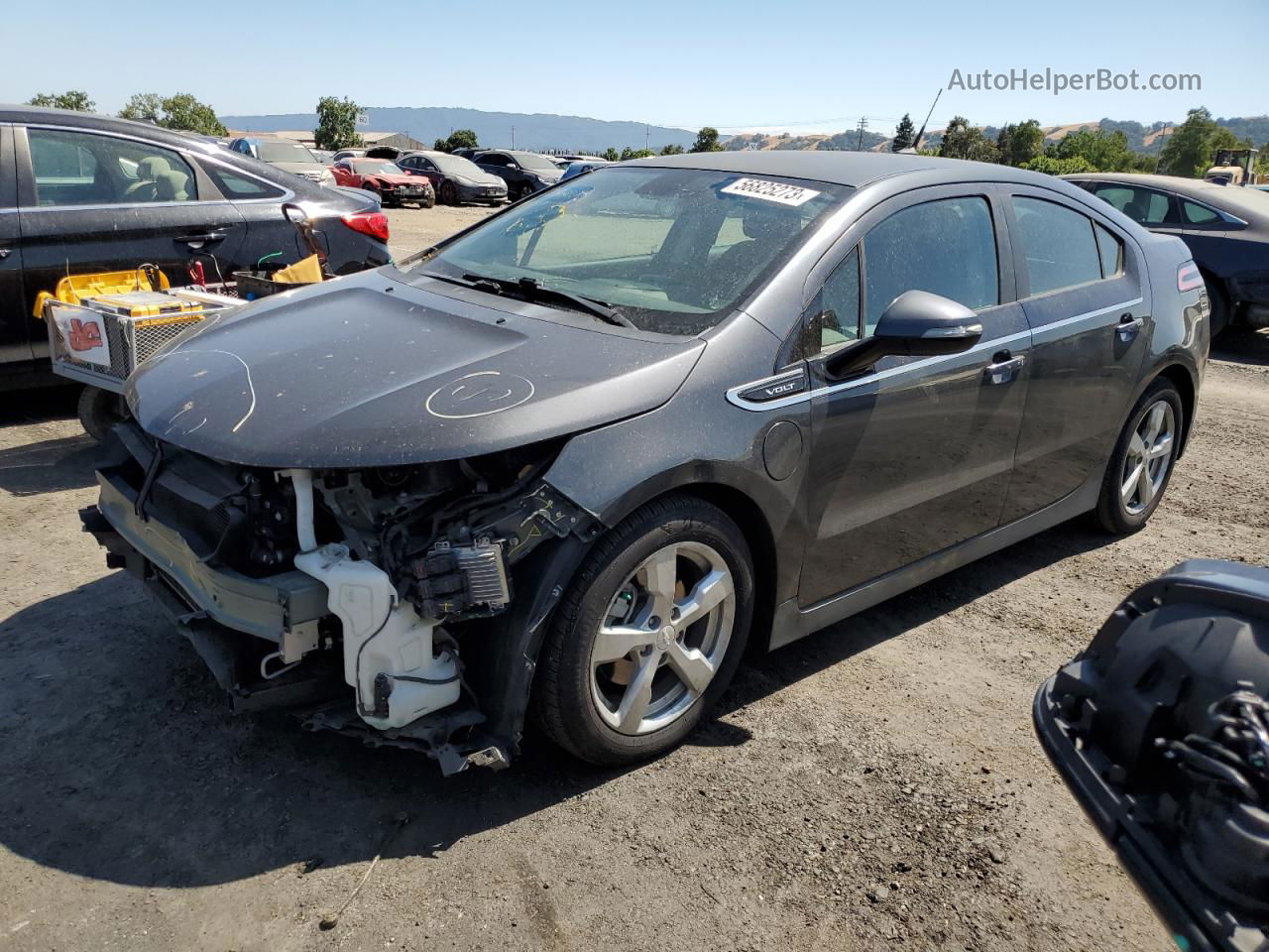 2013 Chevrolet Volt  Серый vin: 1G1RH6E45DU121421