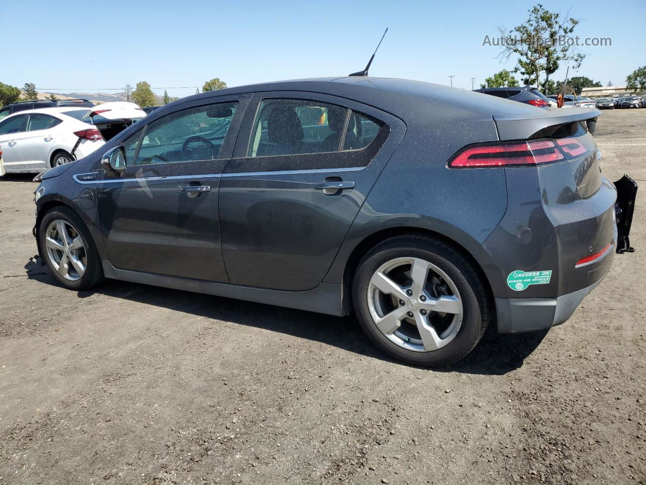 2013 Chevrolet Volt  Gray vin: 1G1RH6E45DU121421