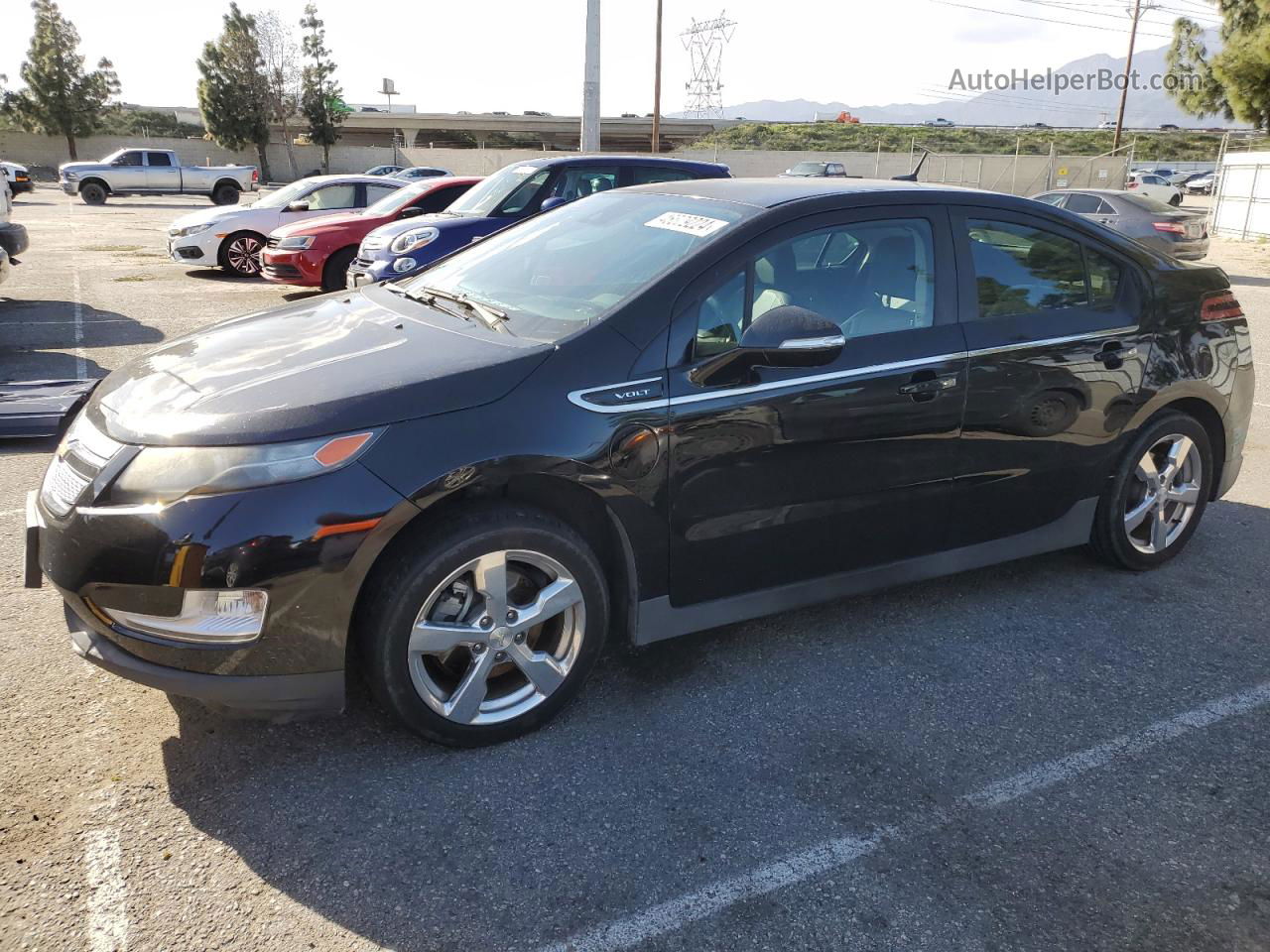 2013 Chevrolet Volt  Black vin: 1G1RH6E46DU119614