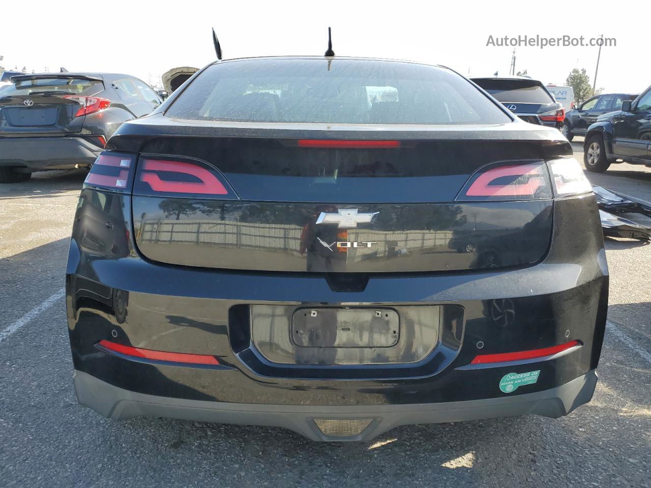 2013 Chevrolet Volt  Black vin: 1G1RH6E46DU119614