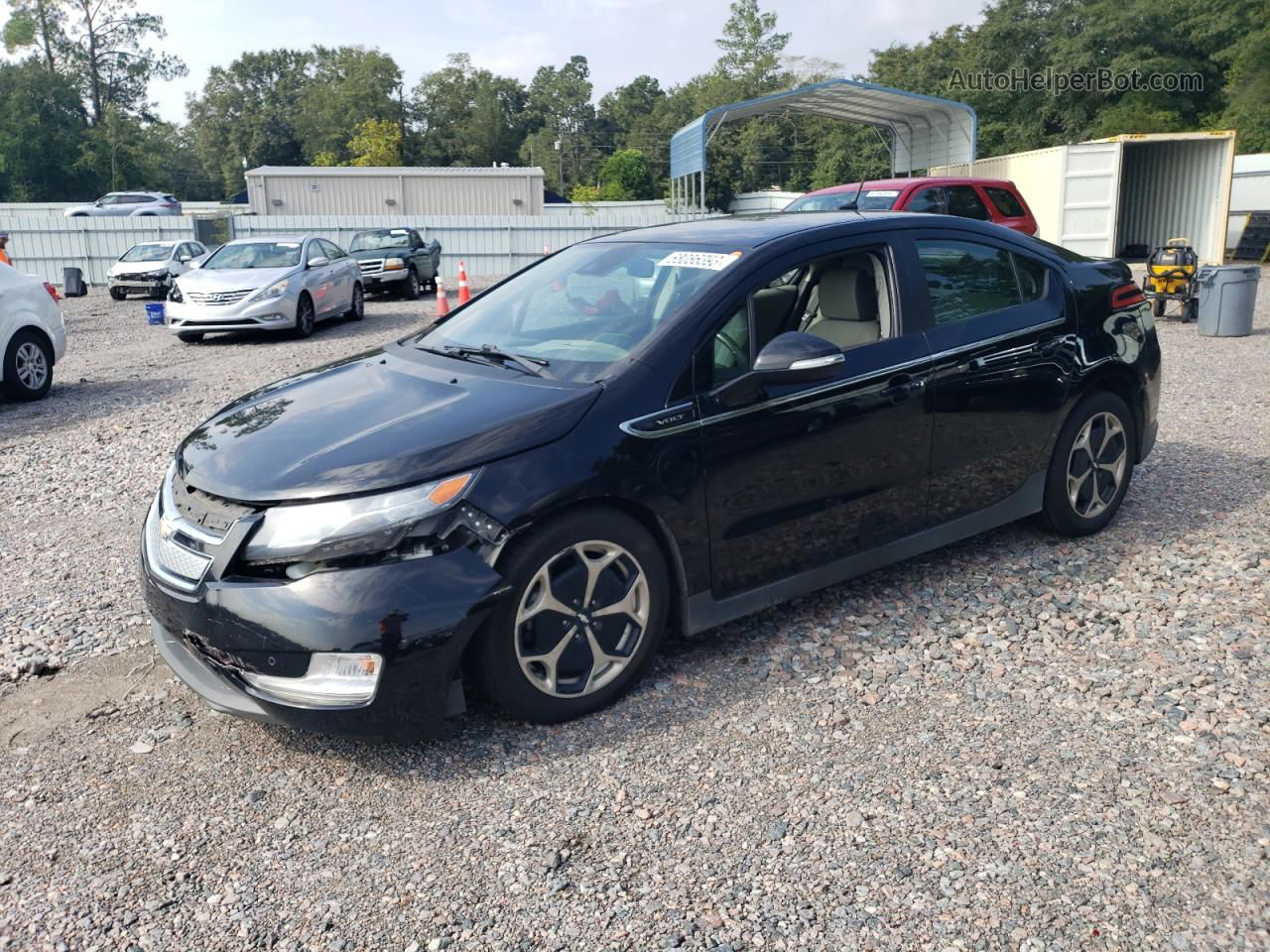 2013 Chevrolet Volt  Black vin: 1G1RH6E46DU136056