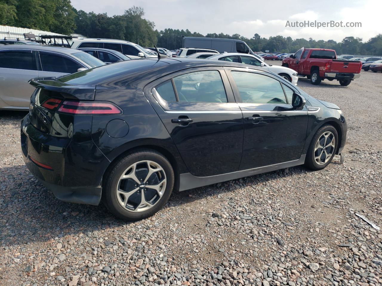 2013 Chevrolet Volt  Черный vin: 1G1RH6E46DU136056